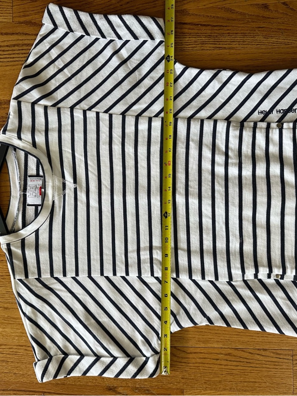 Helly Hansen White Navy Stripes Nautical Tunic Top - Picture 11 of 13